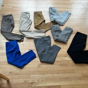 8 pairs of Banana Republic Straight Leg Pants